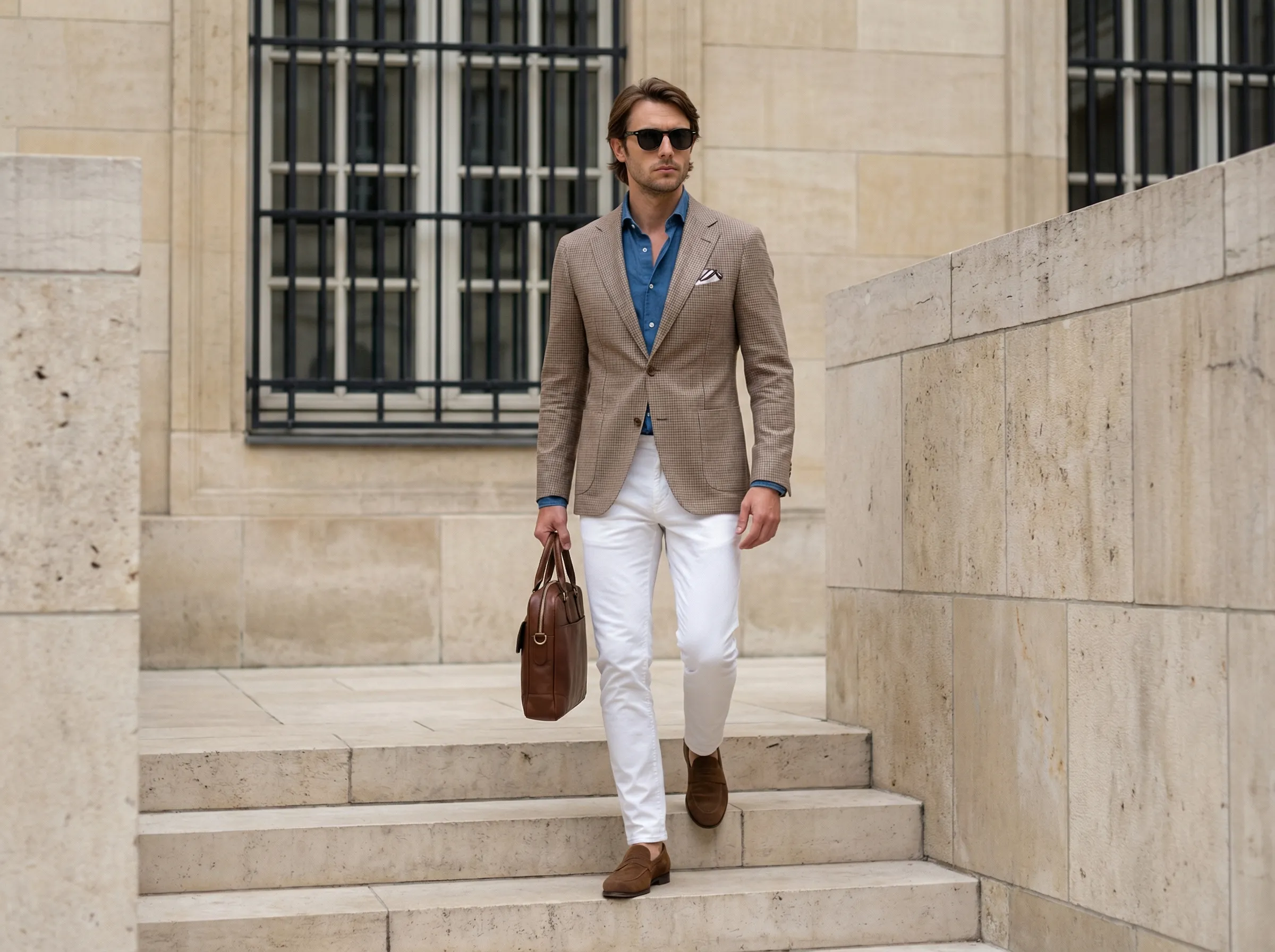 Alexander arriving at the Monaco paddock ready for business