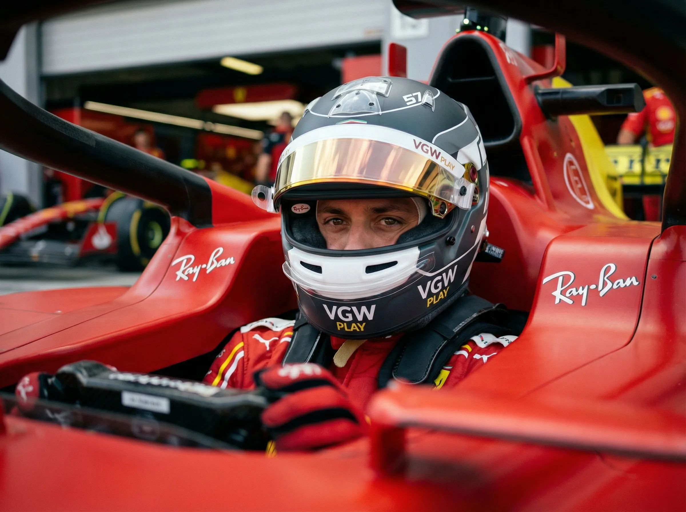 Alexander in the office, about to do what he does best